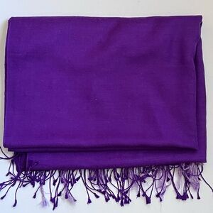 Purple Pashmina type wrap